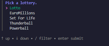 Selection Prompt