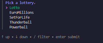 Selection Prompt